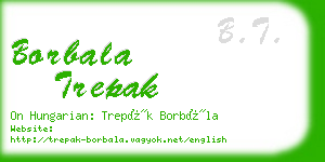 borbala trepak business card